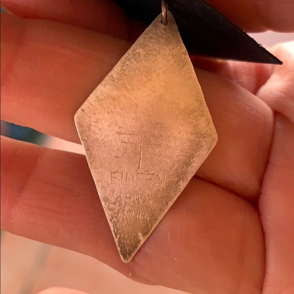 Sterling silver earrings by indigenous Taos dsgnr. - Picture 2 of 5